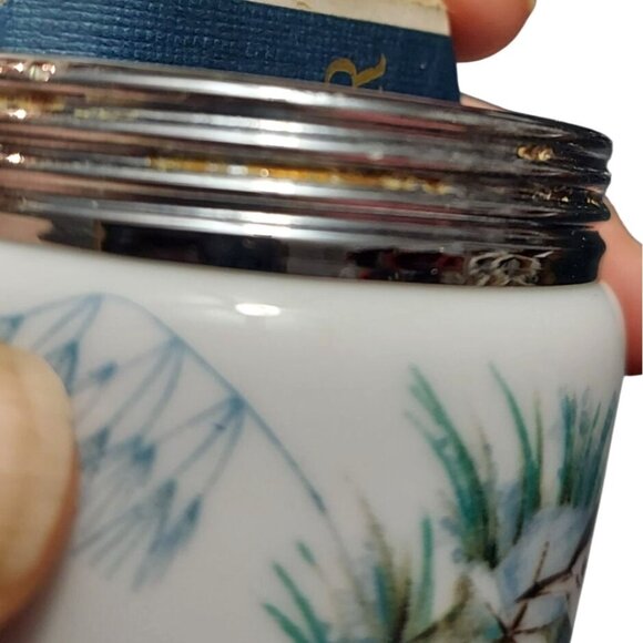 Vintage Royal Worcester Egg Coddler W/ Lid Porcelain Wrens Finches Birds England - Picture 10 of 10